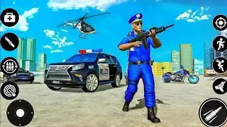Police Car Chase Simulator 3D Game - Real Cop Cars Driving Simulator 2025 - Android GamePlay