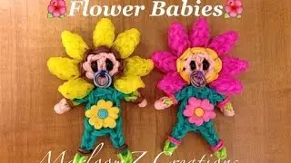 Rainbow Loom Flower Baby: How To: Mother's Day