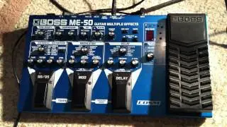 Boss ME-50 Reverb Demo