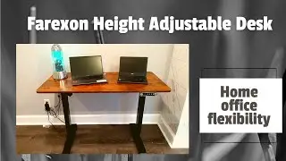 Farexon height adjustable standing desk puts flexibility in your home office setup