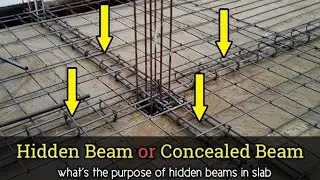 छत में चोरका बीम  किया होता है ! hidden beam Kahan dete hai! how to use hidden beam
