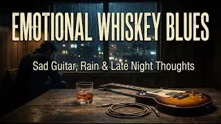 Emotional Whiskey Blues 🥃 Sad Guitar, Rain & Late Night Thoughts