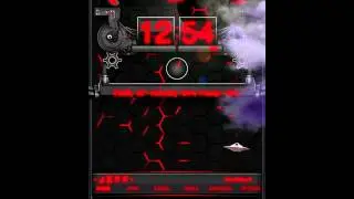 Animated Alien Planet Weather plug in PerPage+ iPhone 4 Theme