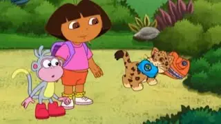 Dora buji and cartoon friends drawing
