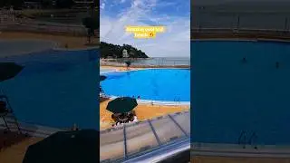 amazing pool and beach ⛱️ 😍 at macau 🇲🇴 #shortshorts #travel #shortvideo #amazing #place #macao