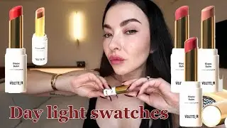 VIOLETTE FR BISOU BALM AND JELLY DAY LIGHT SWATCHES AND TRY ON