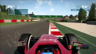 F1 2014 PS3 | Ferrari | Alonso | Montmelo
