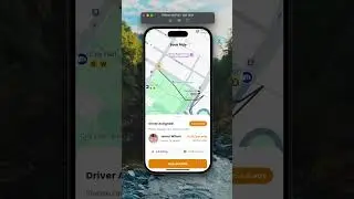Taxi booking app UI Kit #taxiapp #travel #ride #driver #shorts #apple