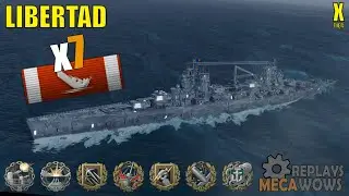 Libertad 7 Kills & 292k Damage | World of Warships Gameplay