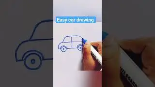 how to draw a car/ easy car drawing #drawing #trending #viral #art #car #shorts #viralvideos #kids