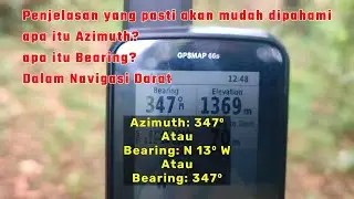 AZIMUTH DAN BEARING - APA BEDANYA?
