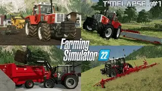 FS22 - Collecting STONES & MOWING! 💪🚜💨 Welcome to beautiful ERLENGRAT! ⛰️ | [FS22] - Timelapse #4