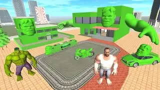 Franklin Change House to Hulk City in Indian Bike Driving 3D