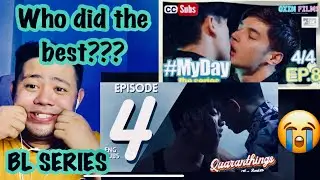 MY DAY THE SERIES Ep. 8 vs THE QUARANTHINGS EP.4 | WHO DID THE BEST KISS AND LOVE SCENE | REACTION