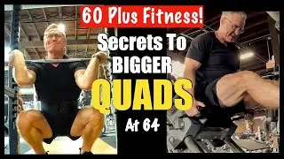 Secrets To Massive Quad Growth At 64! | #fitness #legday #frontsquat #legpress