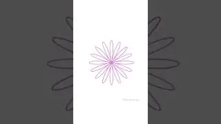 Rose Trail 🌹 Violet Drift ASMorphia Bloom Motion Petal Factor 8 #Shorts #ASMorphia #oddlysatisfying