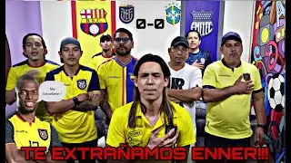 ECUADOR VS BRASIL (0-0) /ELIMINATORIAS/REACCION DE ECUATORIANOS