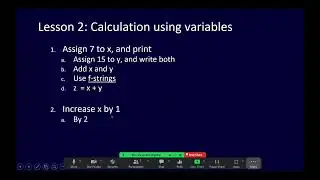 Kids Python Challenge, Lesson 2: Calculate with variables
