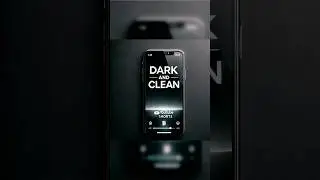 🔥 Clean & Sleek Dark iPhone Home Screen Setup! (Minimal & Aesthetic) 🔥 #iphone #smartphone #apple