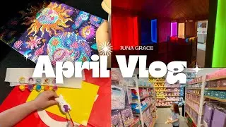 April Vlog - fun days, easter activities and diamond art