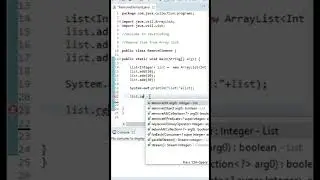 Remove an Element from ArrayList in Java #shorts #shortsfeed #youtubeshorts