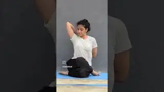 Gomukhasana | Cow Face Pose | Combat Slouching | Yoga | Asana Practice #yoga #gomukhasana #cow