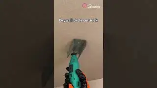 Drywall circle cut trick #drywall #circles #trick #easy