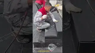Waterproofing concrete floor & staircase method