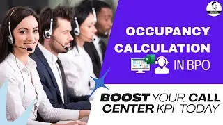 Agent Occupancy in Call Center Explained | Excel Formula + Live Calculation Tutorial