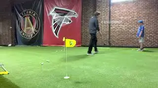 Distance control advice on downhill putts, with a VERY special guest!!! @swingprosgolf