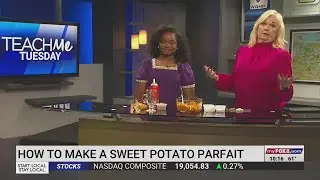 Masterchef Junior's Jordyn Joyner teaches FOX8's Cindy Farmer creative ways to use Thanksgiving left