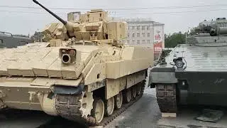 Трофейная Натовская техника. Уфа. NATO's trophy equipment.