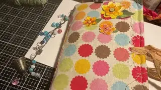 Journal Jewelry and Crocheted Basket