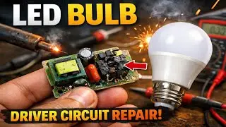 Led Bulb Driver Circuit Repair || खराब से खराब led बल सही करना सीखे || Led bulb repair at home 