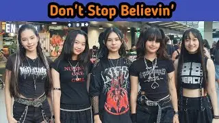 Journey-Don't Stop Believin' covered by Rise of angels band #roariseofangels#roa#legendary #song#80s