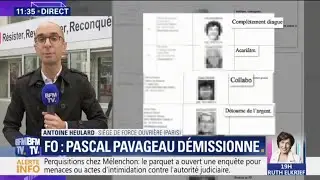 Pascal Pavageau d&eacute;missionne de la t&ecirc;te de FO apr&egrave;s les r&eacute;v&eacute;lations sur un fichier interne
