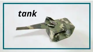 [hey origami] 43. paper tank