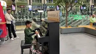 2025.06.06 Ten Year Kid Plays Piano in Paris Gare de Lyon Train Station 🎹🇫🇷