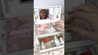how to make drawers slide easier 🧰 kobalt mini toolbox hack 💕 #skincarehacks #diy