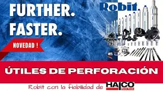 Útiles de perforación marca Robit. Martillos, bocas, brocas, dth.
