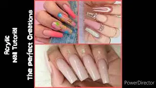 Acrylic Nail Art Tutorial2!!Nail Art!!The Perfect Creations