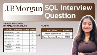 Вопросы для собеседования по SQL в JP Morgan Phase | Подготовка к собеседованию по SQL | Легкий у...