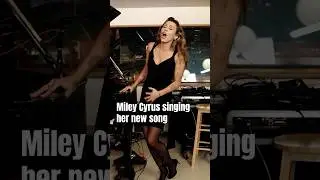 Miley Cyrus SINGING her NEW SONG &lsquo;More To Lose&rsquo; LIVE | #mileycyrus #shorts