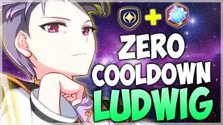 ZERO COOLDOWN LUDWIG (HE HAS 200% RES with TIME MATTER) - Epic Seven