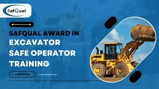 SafQual Award in Excavator Safe Operator Training  | SafQual Qualifications | Safety Courses.
