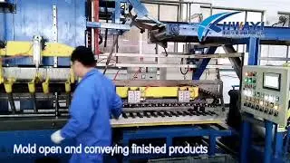 360 ton track belt preforming press operating