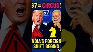 Trump's G7 SHOCKER vs India's Foreign Policy STANCE #shorts