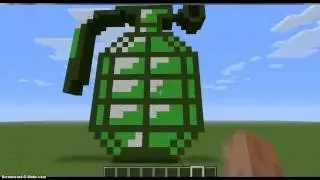Minecraft Pixel Grenade Explotion