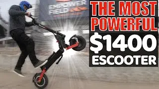 In top gear, this $1400 Escooter is scary powerful