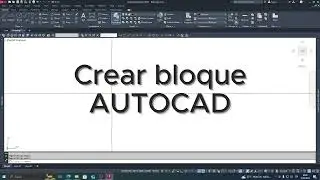 COMO CREAR UN BLOQUE EN AUTOCAD / SOYGEOS